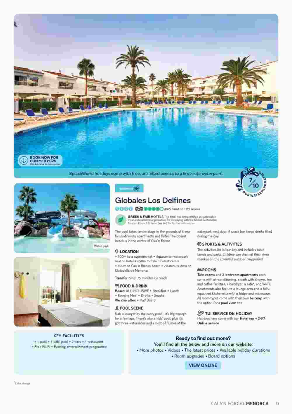 Tui offers valid from 01/05/2024 - Page 43.