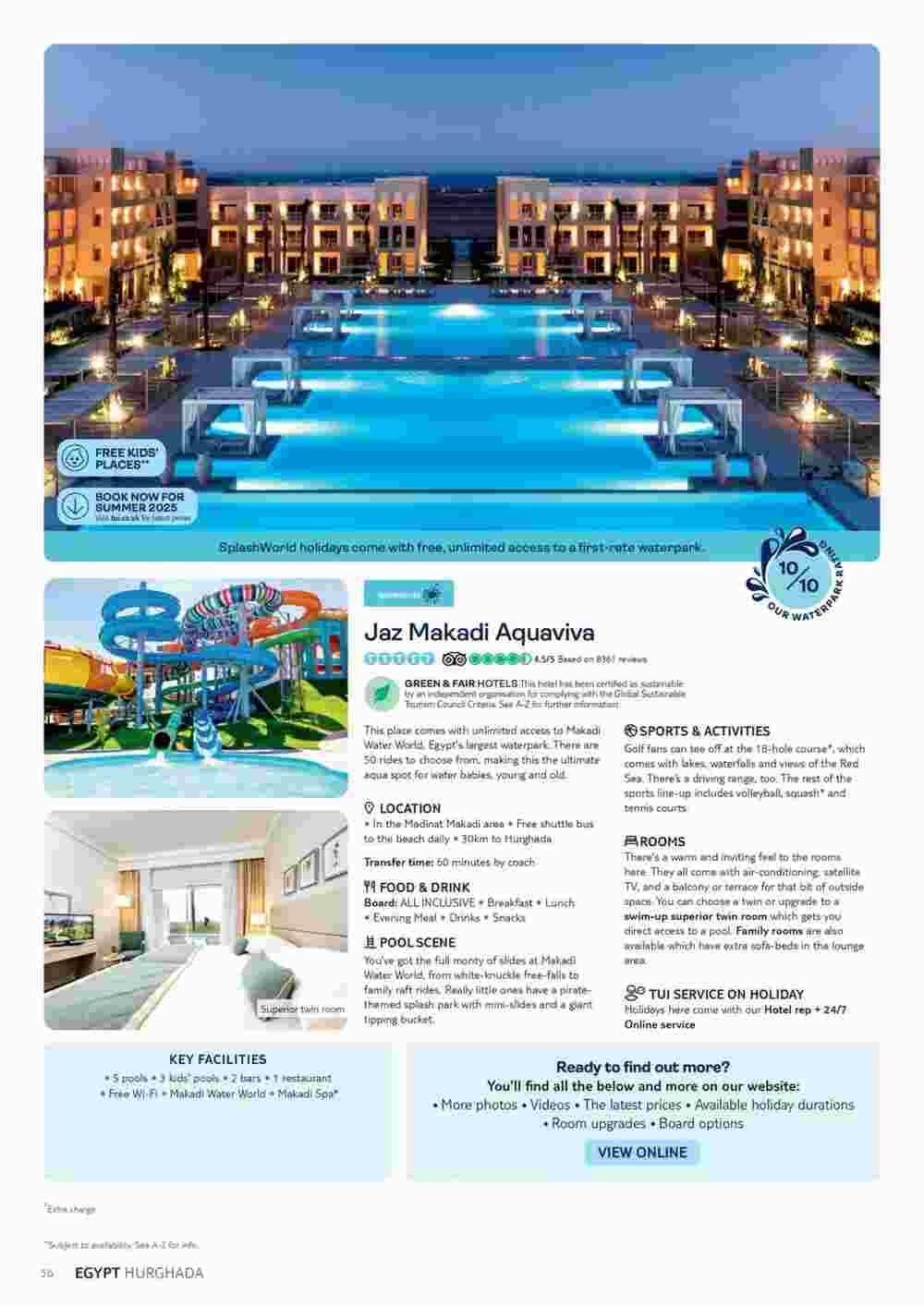 Tui offers valid from 01/05/2024 - Page 56.