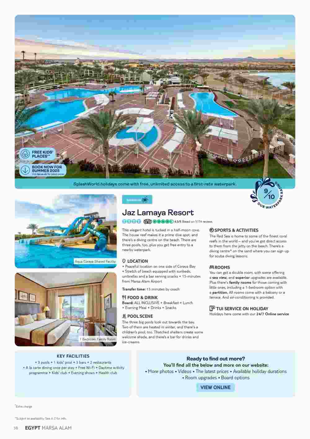 Tui offers valid from 01/05/2024 - Page 58.