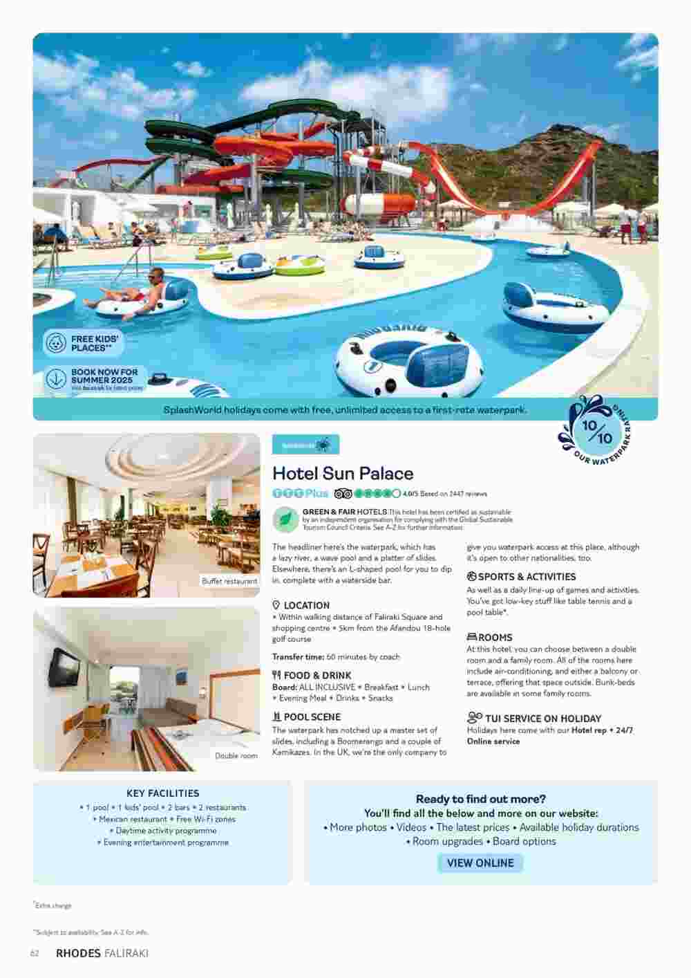 Tui offers valid from 01/05/2024 - Page 62.