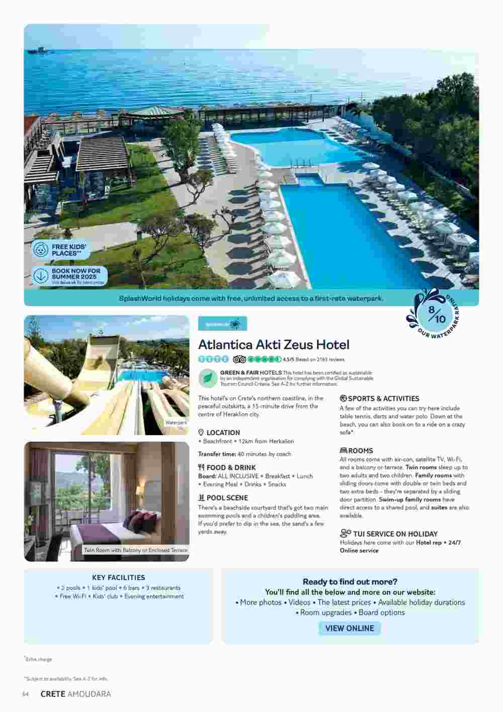 Tui offers valid from 01/05/2024 - Page 64.