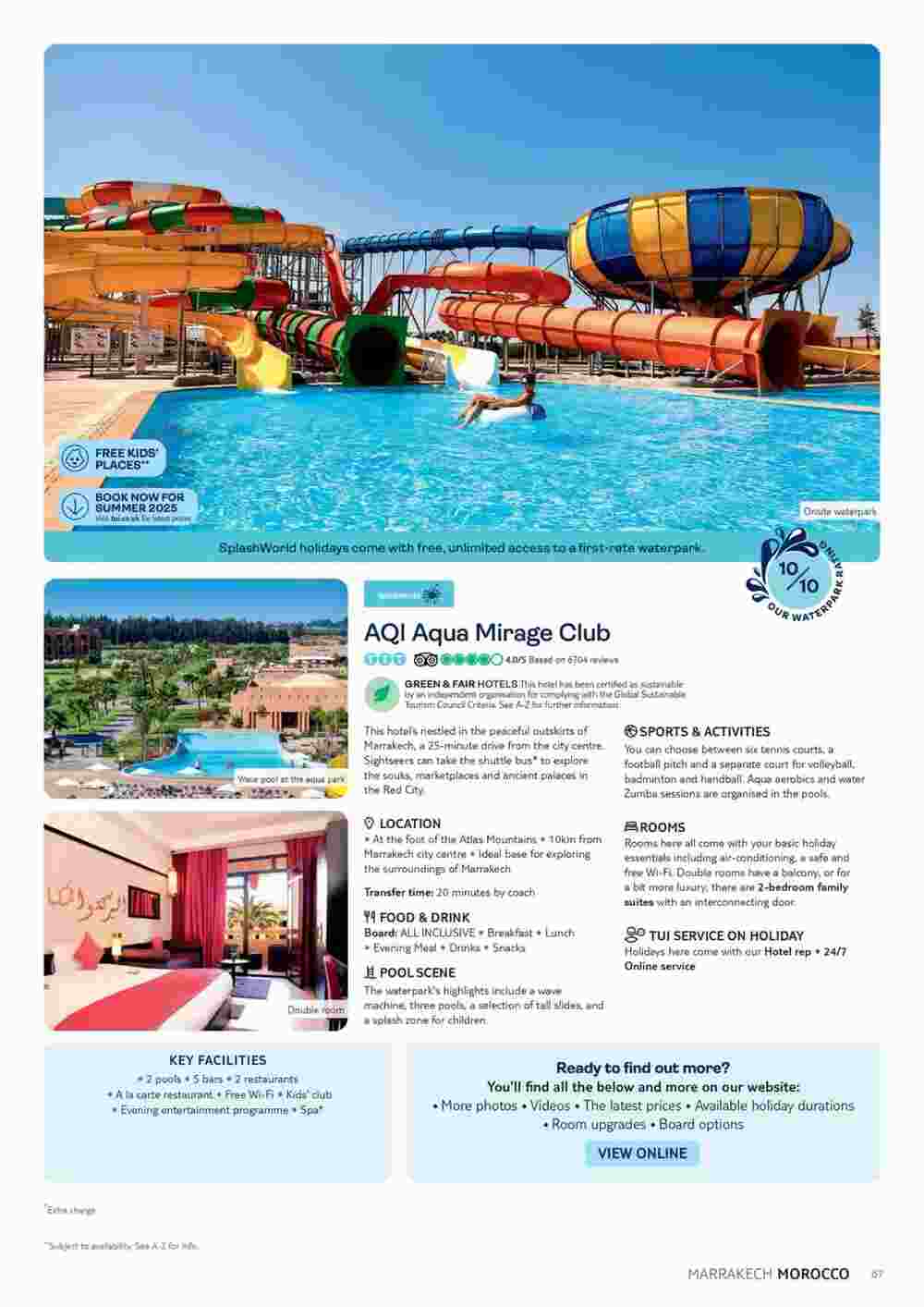Tui offers valid from 01/05/2024 - Page 67.