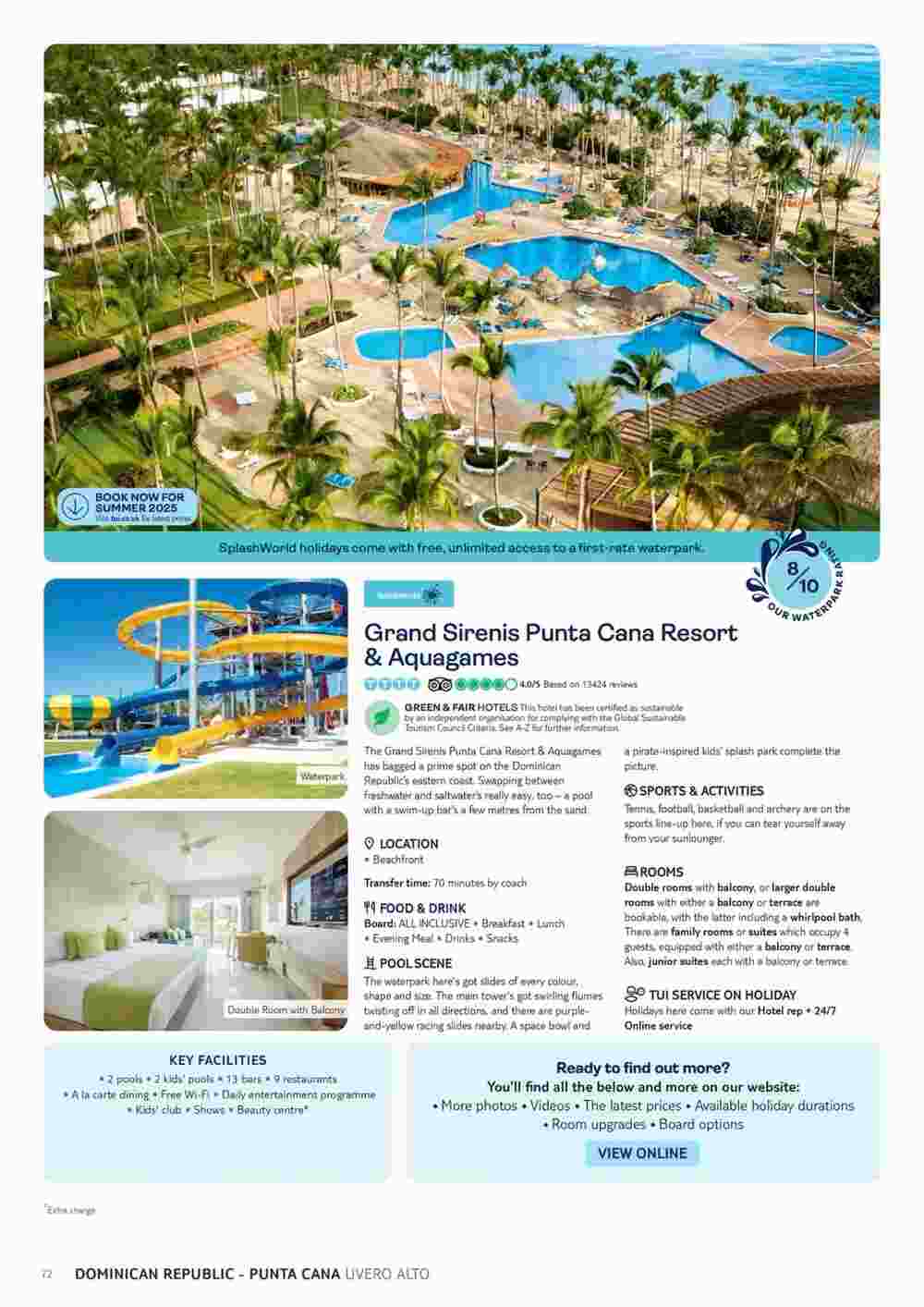 Tui offers valid from 01/05/2024 - Page 72.