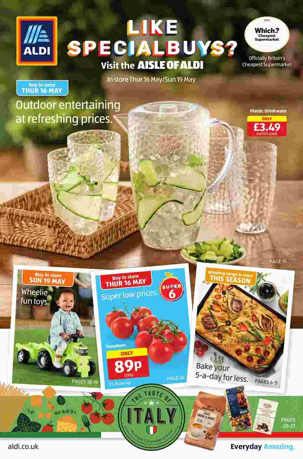 Aldi offers valid from 16/05/2024 - Page 1.