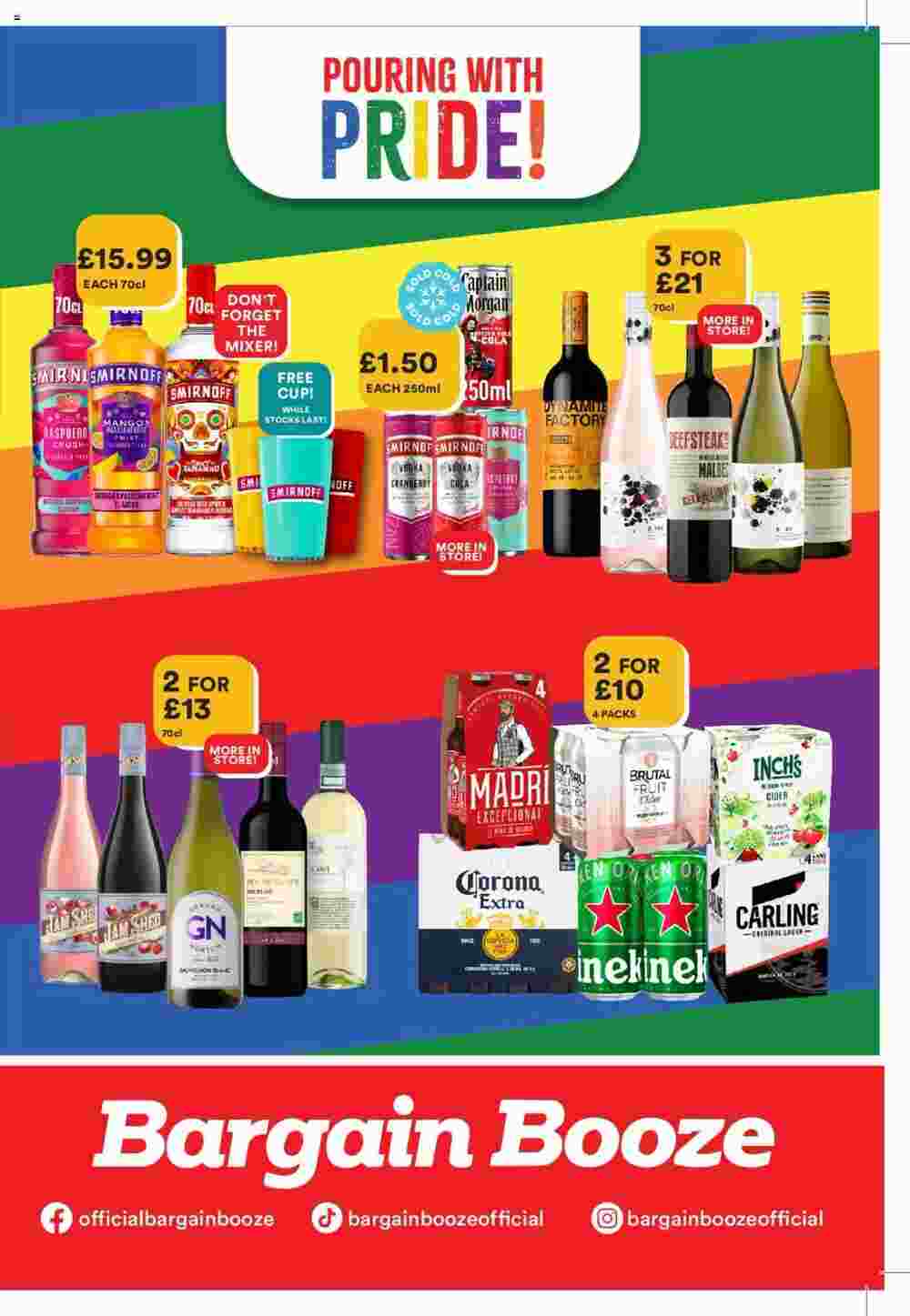 Bargain Booze offers valid from 21/05/2024 - Page 1.