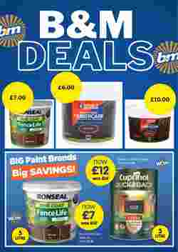 B&M Stores offers valid from 25/05/2024