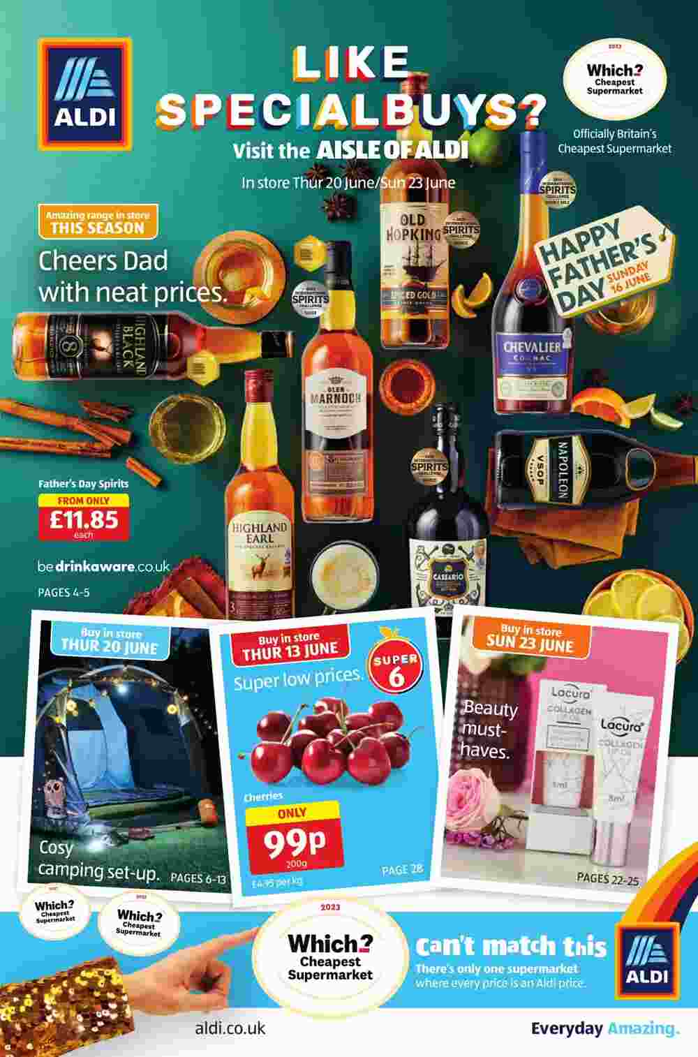 Aldi offers valid from 20/06/2024 - Page 1.