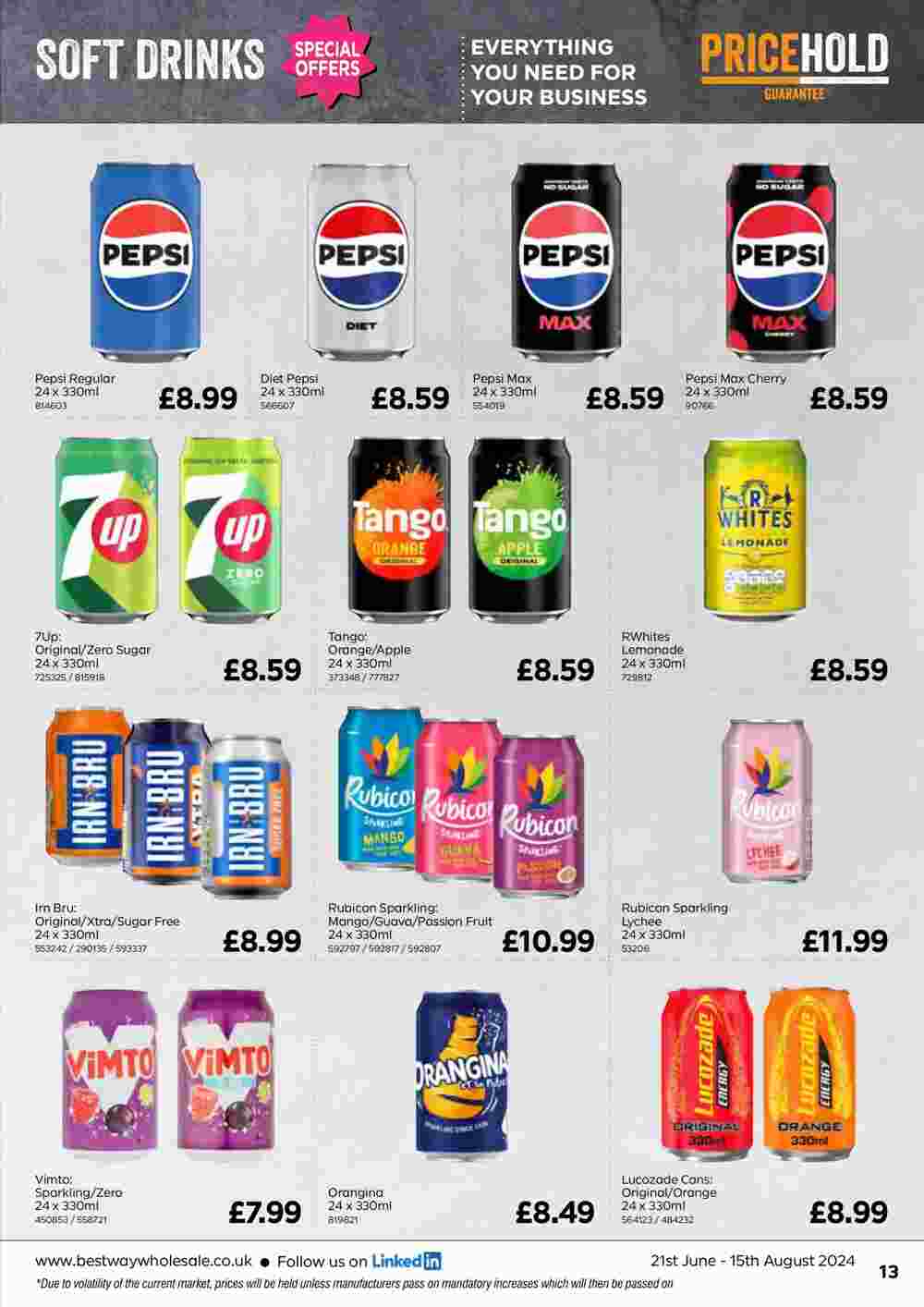 Bestway offers valid from 21/06/2024 - Page 13.