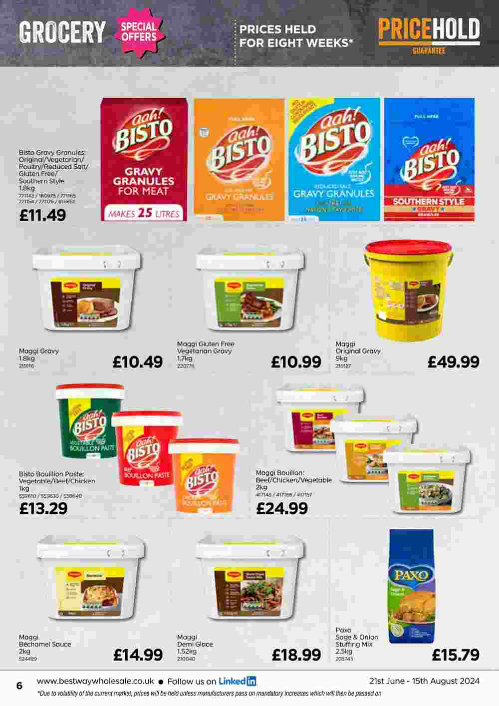 Bestway offers valid from 21/06/2024 - Page 6.