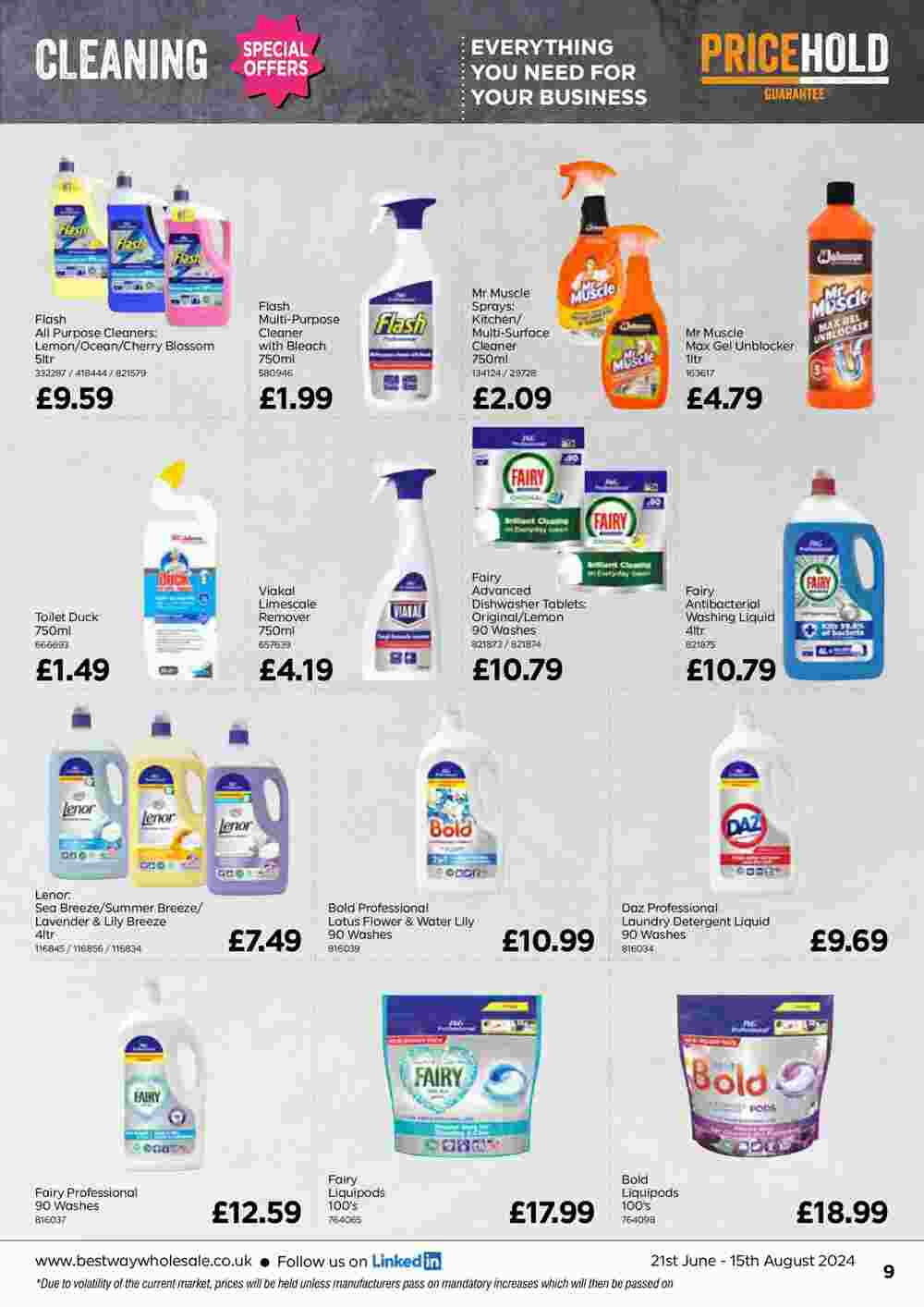 Bestway offers valid from 21/06/2024 - Page 9.