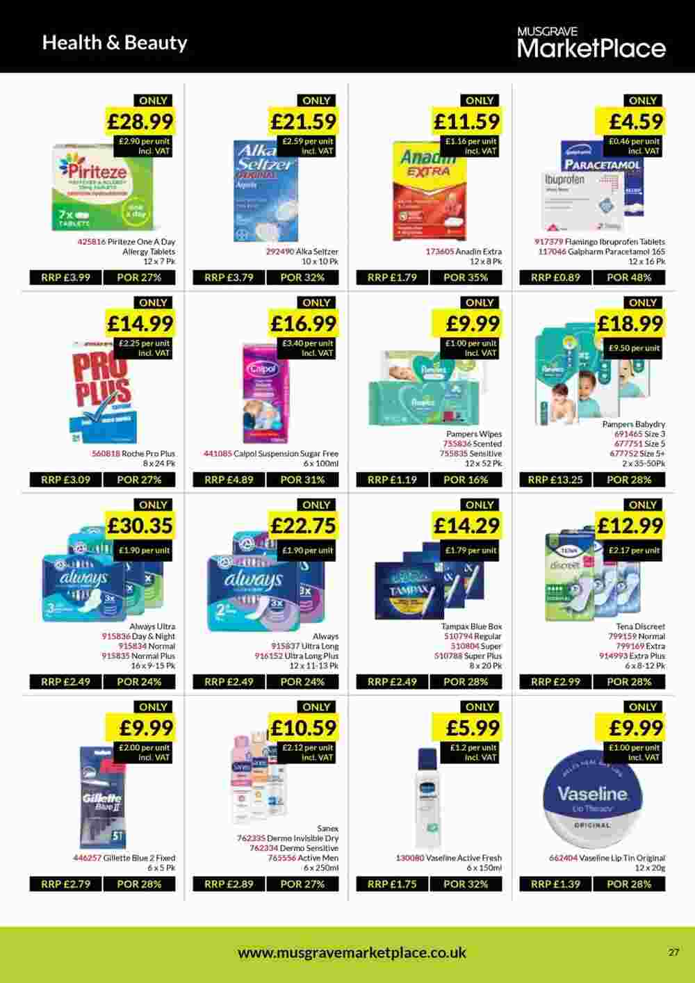 Musgrave MarketPlace offers valid from 24/06/2024 - Page 27.