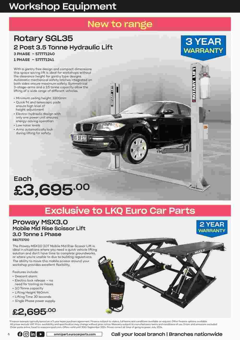 Euro Car Parts offers valid from 02/07/2024 - Page 6.