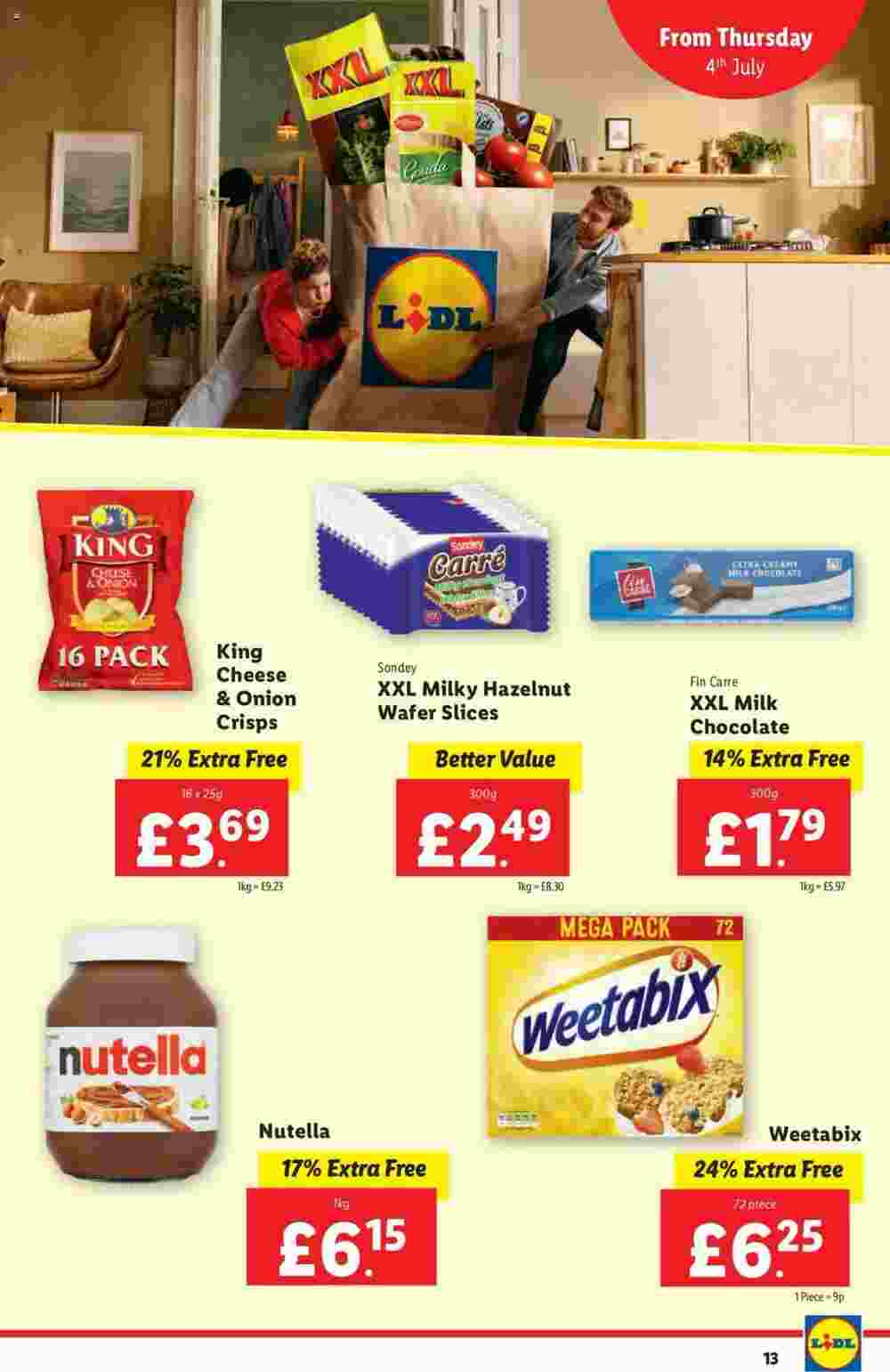 Lidl offers valid from 04/07/2024 - Page 13.