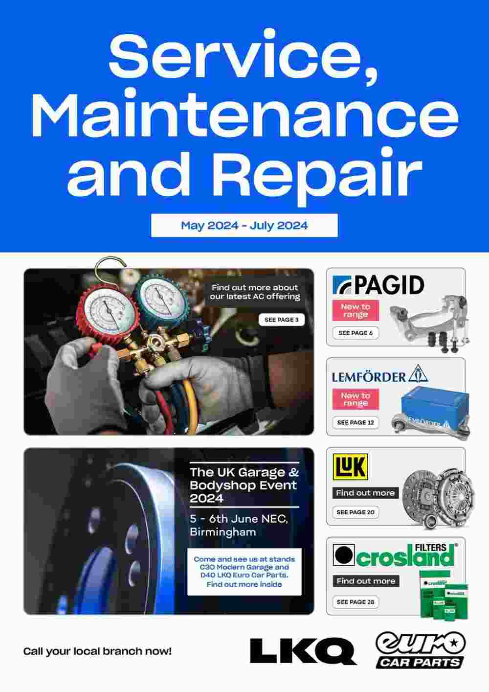 Euro Car Parts offers valid from 08/07/2024 - Page 1.