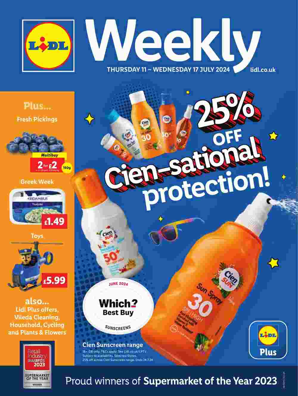 Lidl offers valid from 11/07/2024 - Page 1.