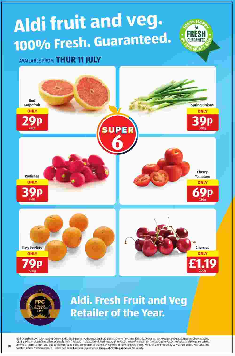 Aldi offers valid from 11/07/2024 - Page 30.