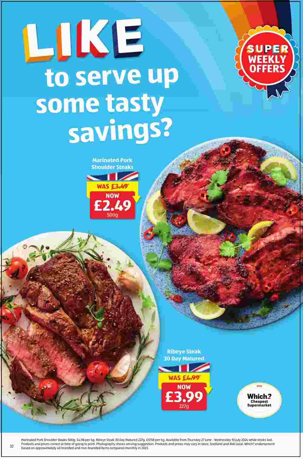 Aldi offers valid from 11/07/2024 - Page 32.