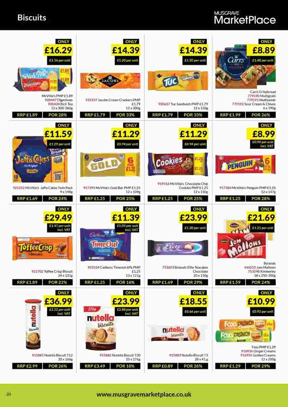 Musgrave MarketPlace offers valid from 15/07/2024 - Page 20.