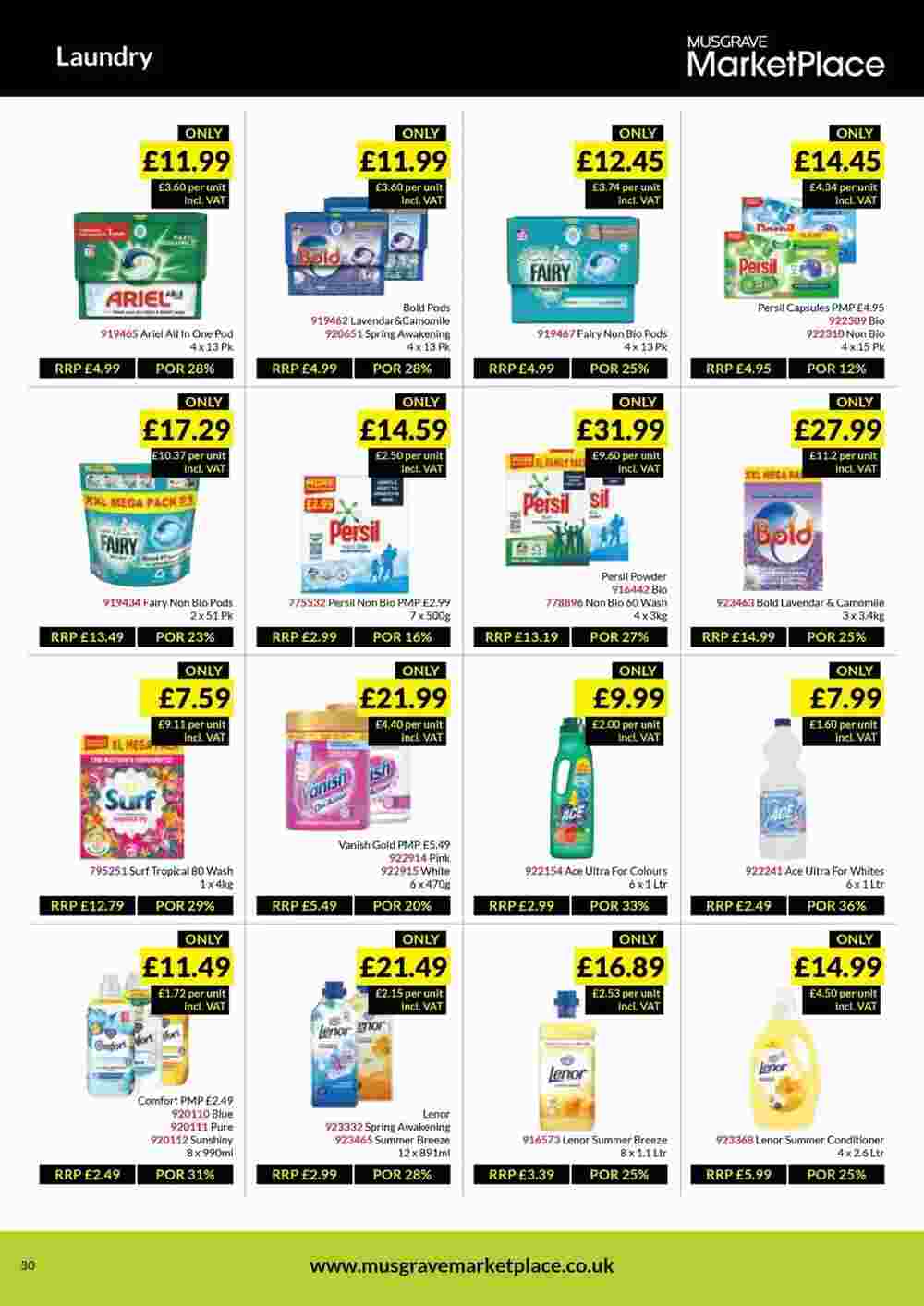 Musgrave MarketPlace offers valid from 15/07/2024 - Page 30.