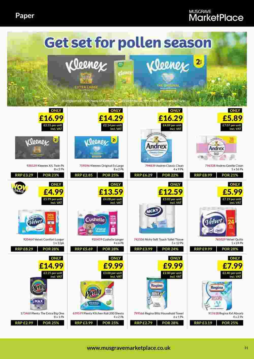 Musgrave MarketPlace offers valid from 15/07/2024 - Page 31.