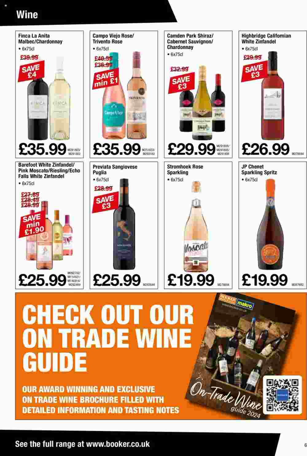 Booker Wholesale offers valid from 17/07/2024 - Page 6.