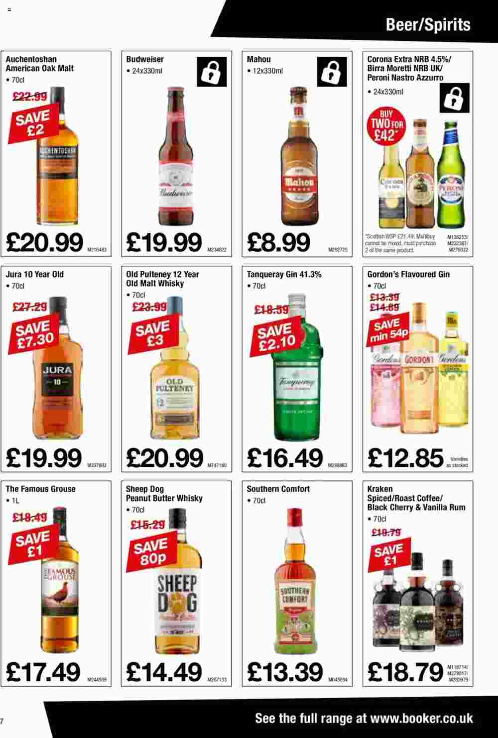 Booker Wholesale offers valid from 17/07/2024 - Page 7.