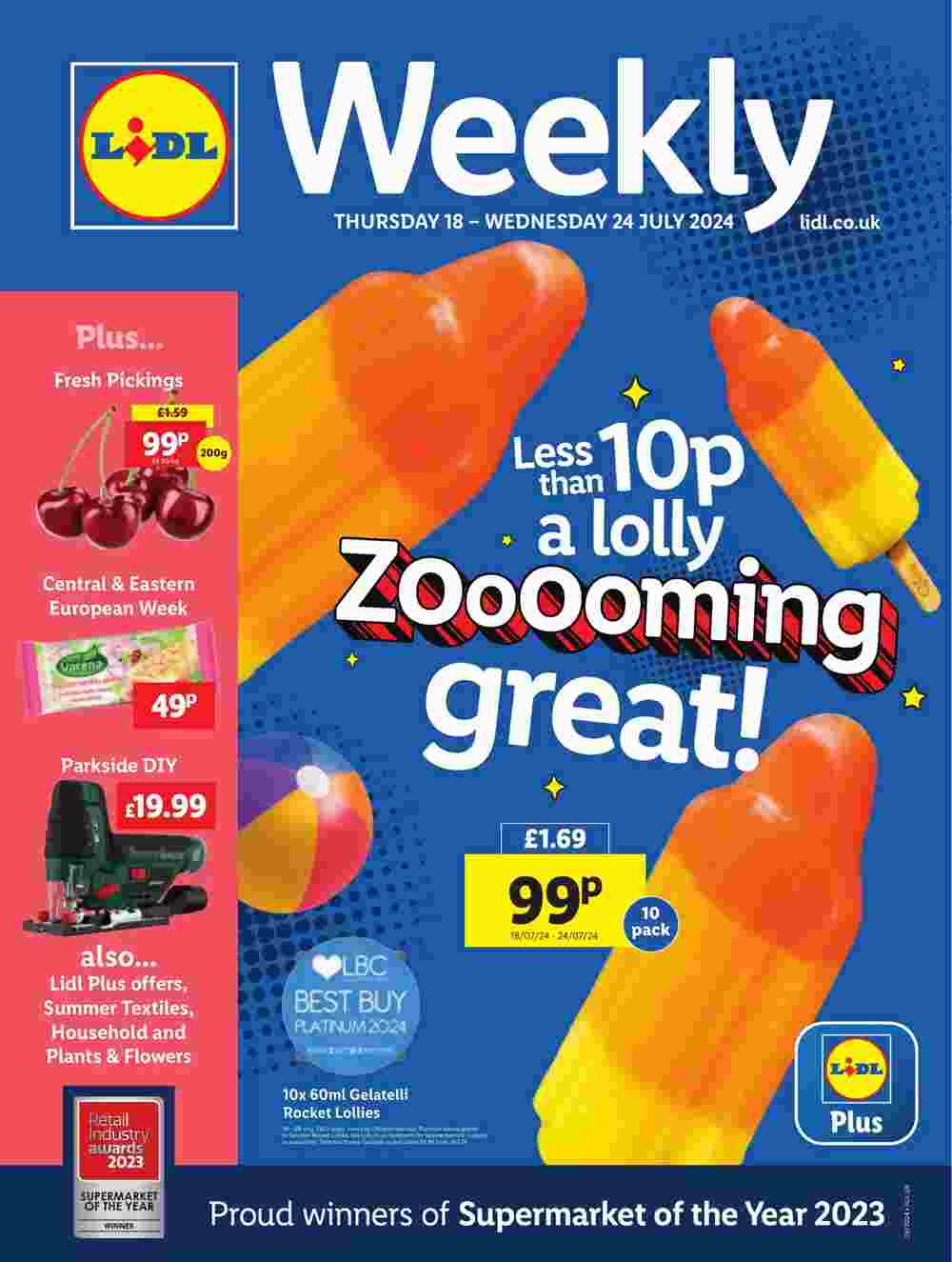 Lidl offers valid from 18/07/2024 - Page 1.