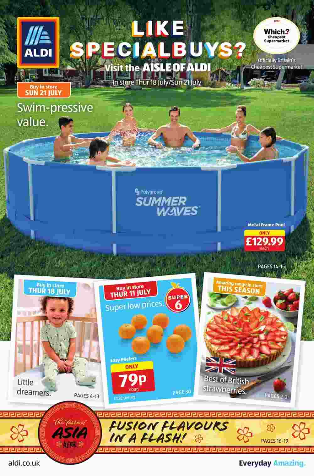 Aldi offers valid from 18/07/2024 - Page 1.