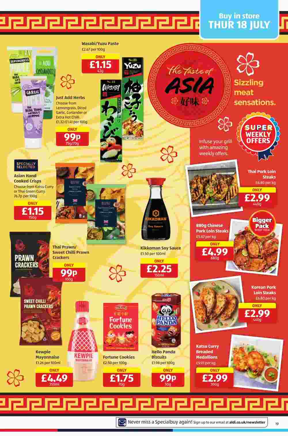 Aldi offers valid from 18/07/2024 - Page 19.