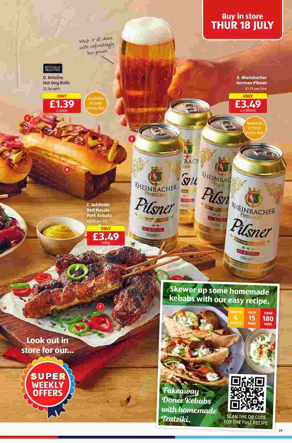 Aldi offers valid from 18/07/2024 - Page 29.