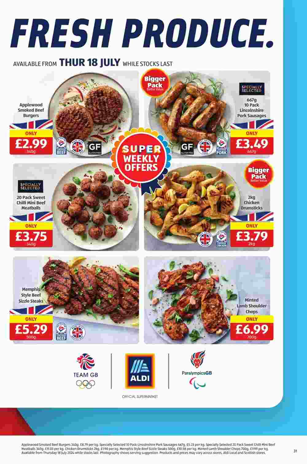 Aldi offers valid from 18/07/2024 - Page 31.