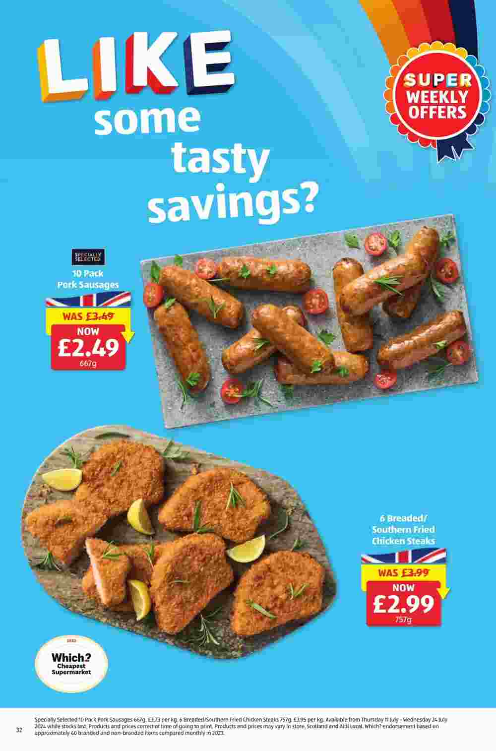 Aldi offers valid from 18/07/2024 - Page 32.