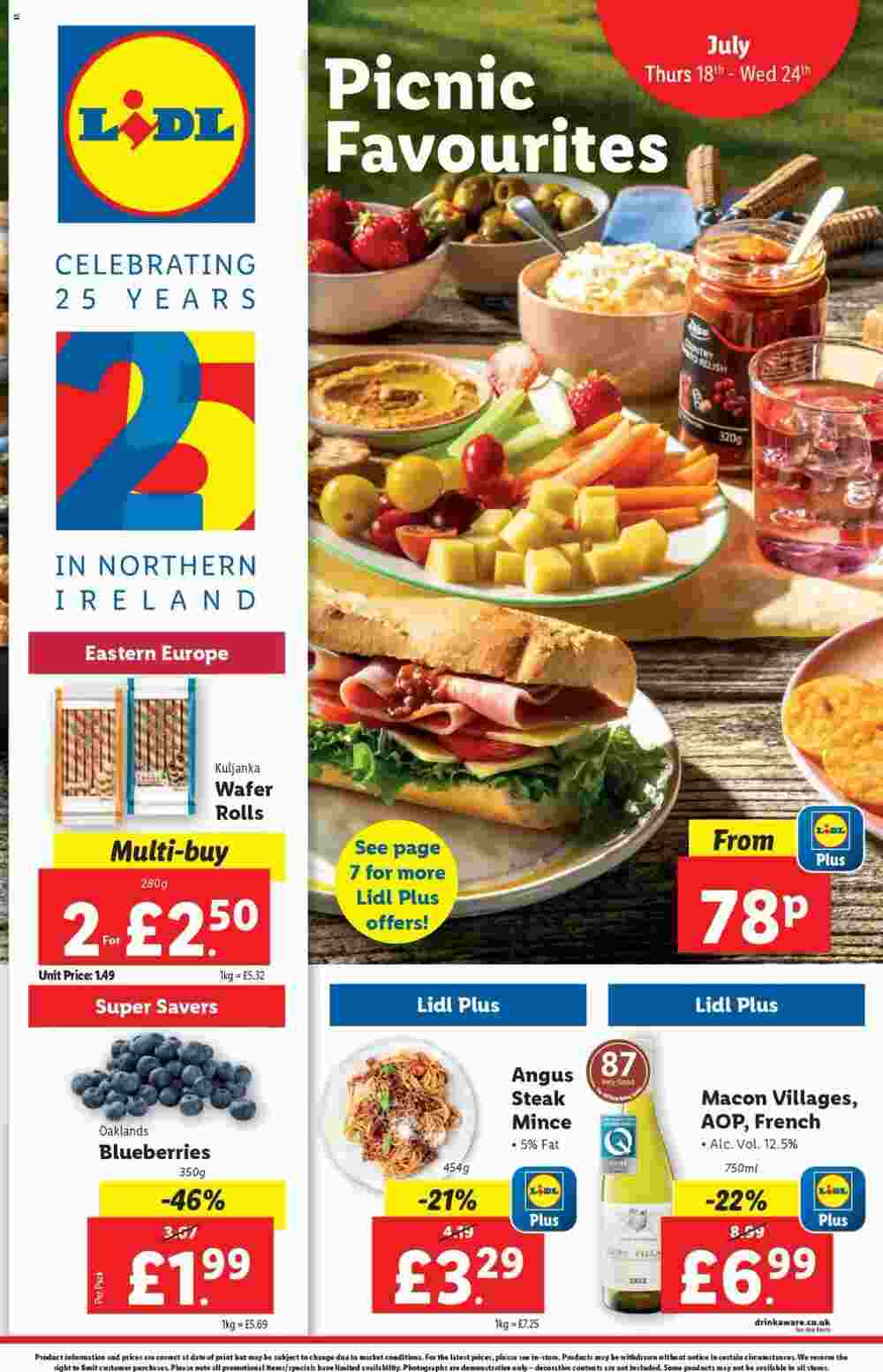 Lidl offers valid from 18/07/2024 - Page 1.