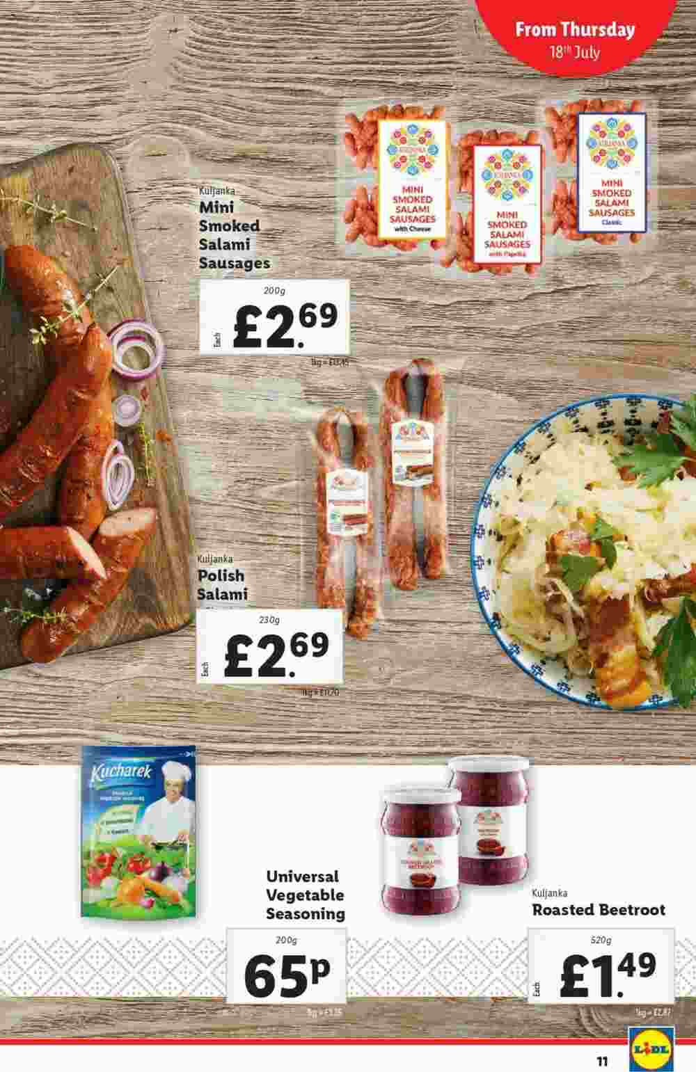 Lidl offers valid from 18/07/2024 - Page 11.