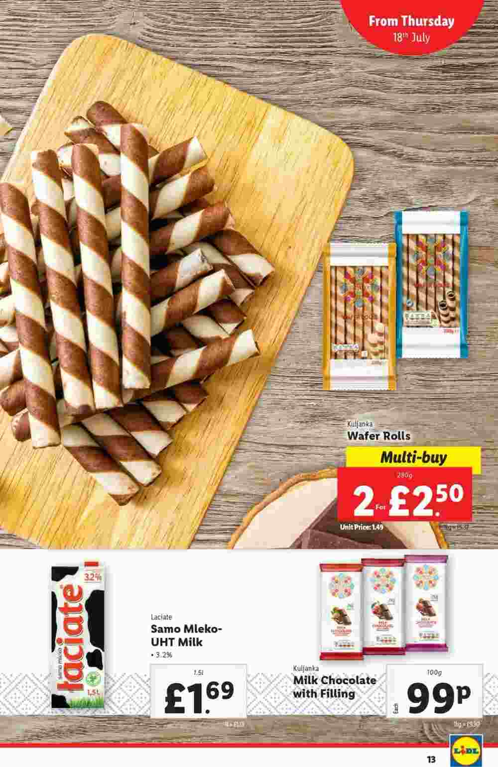 Lidl offers valid from 18/07/2024 - Page 13.