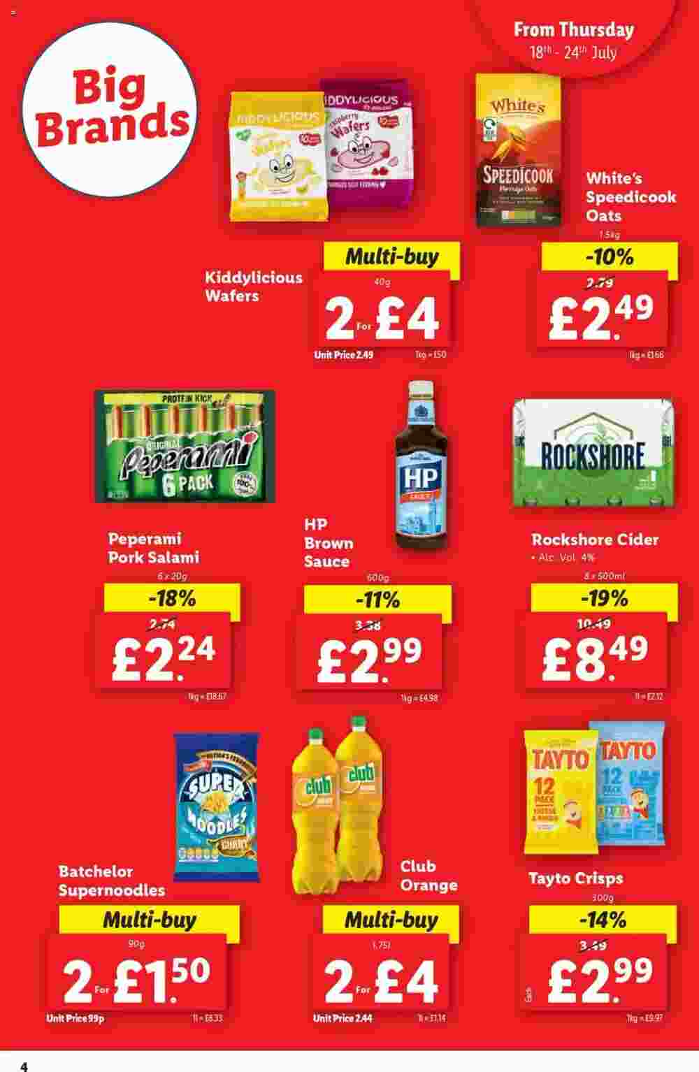 Lidl offers valid from 18/07/2024 - Page 4.