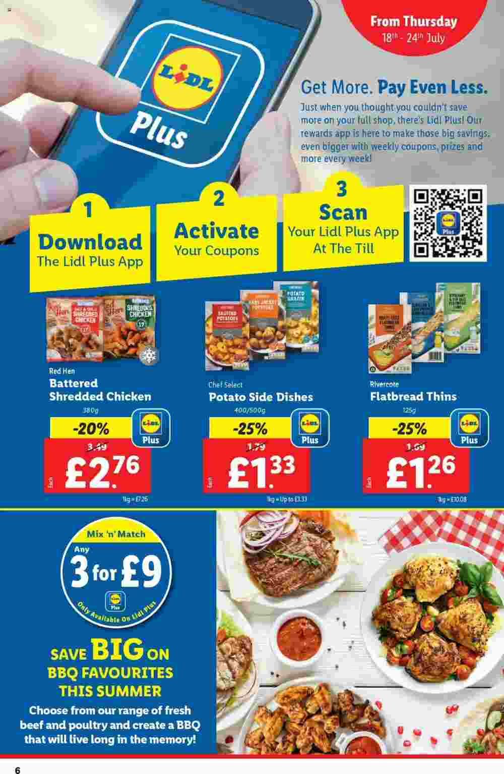 Lidl offers valid from 18/07/2024 - Page 6.