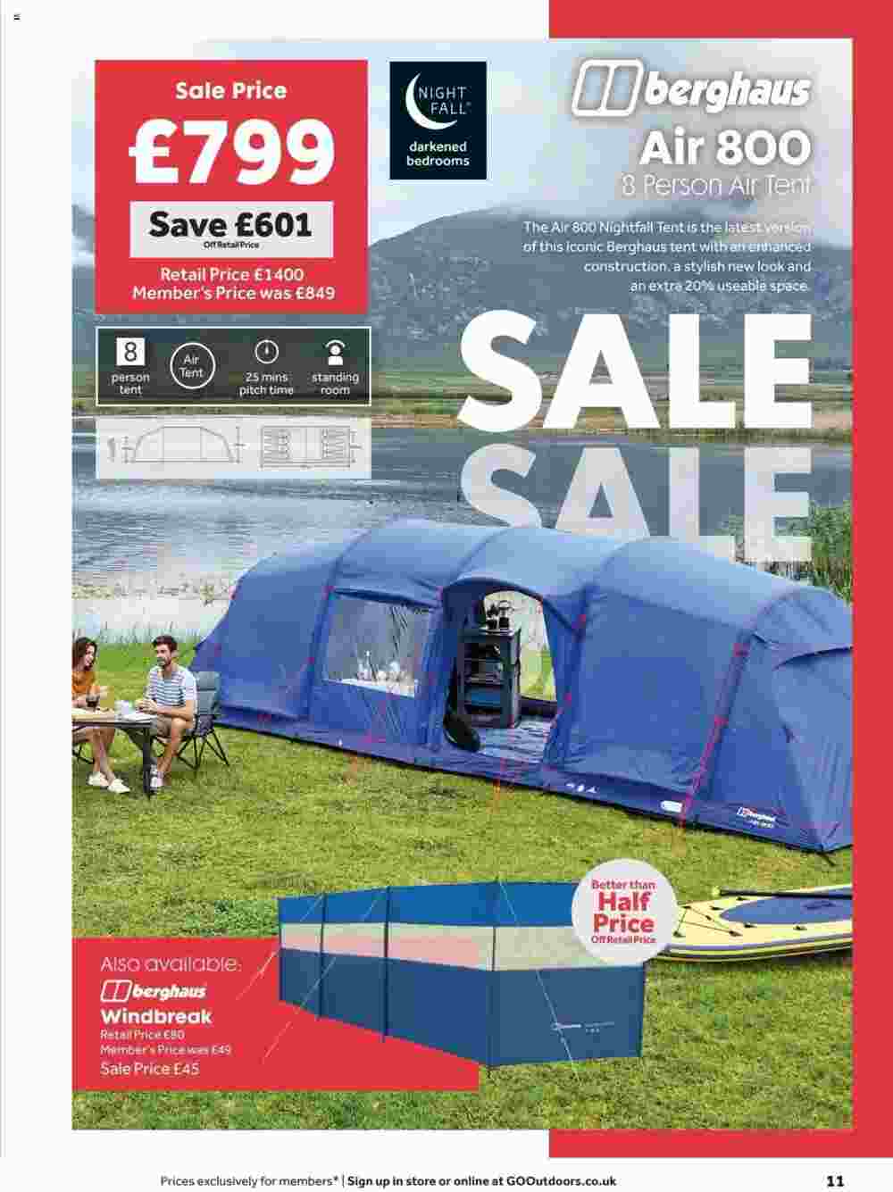 GO Outdoors offers valid from 23/07/2024 - Page 11.