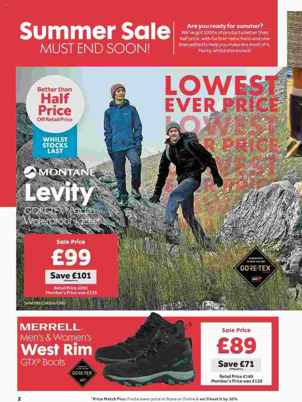 GO Outdoors offers valid from 23/07/2024 - Page 2.