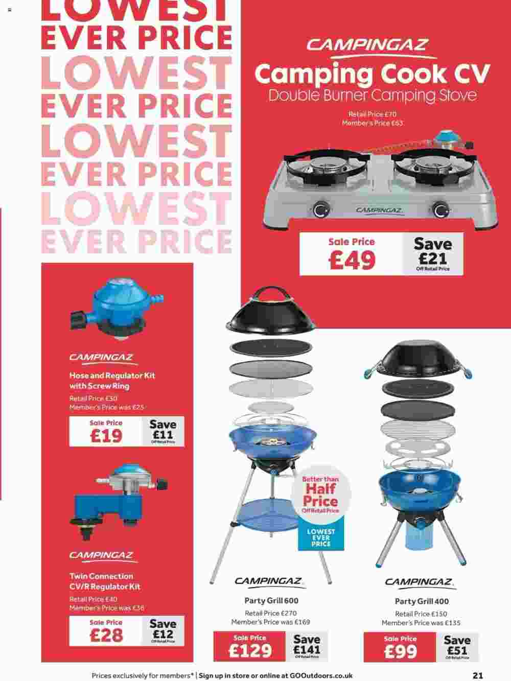 GO Outdoors offers valid from 23/07/2024 - Page 21.