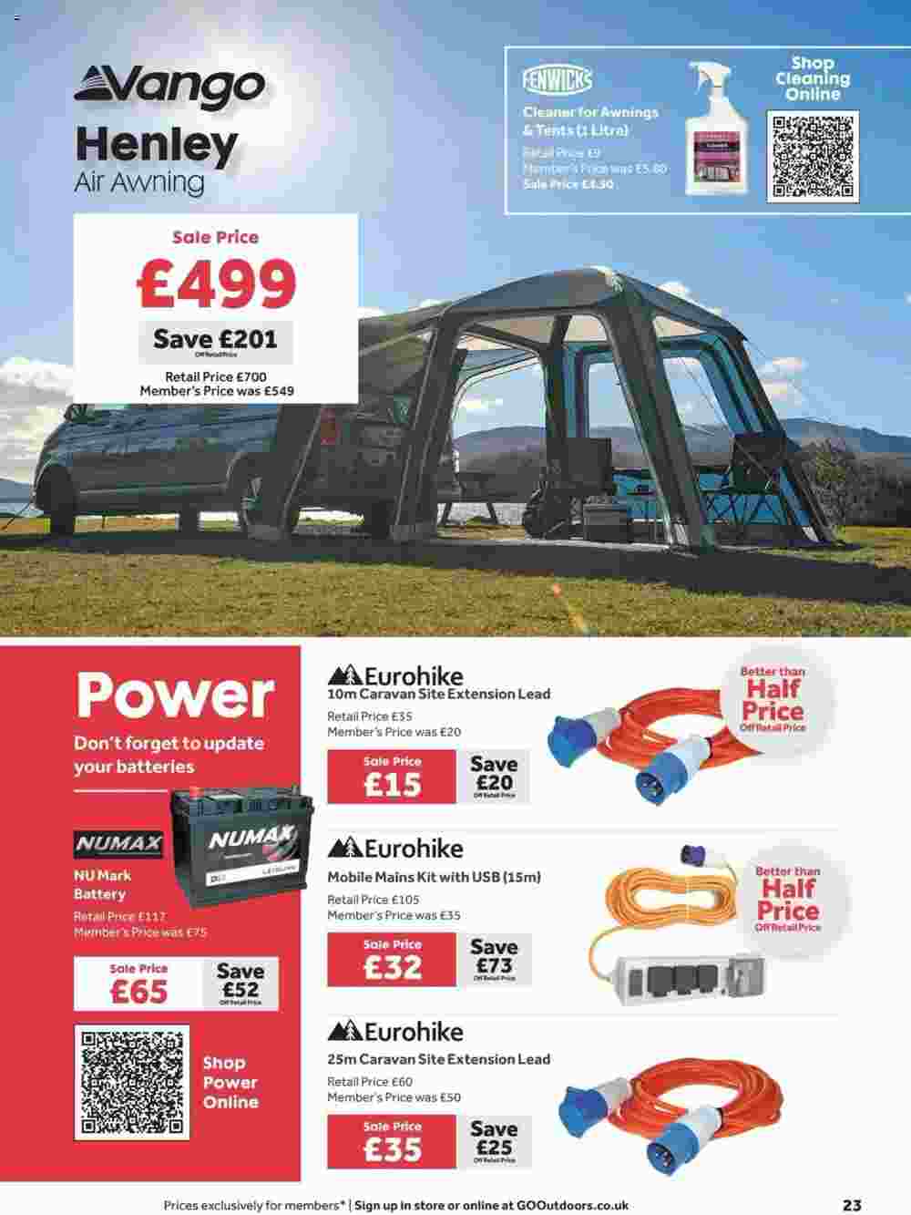 GO Outdoors offers valid from 23/07/2024 - Page 23.