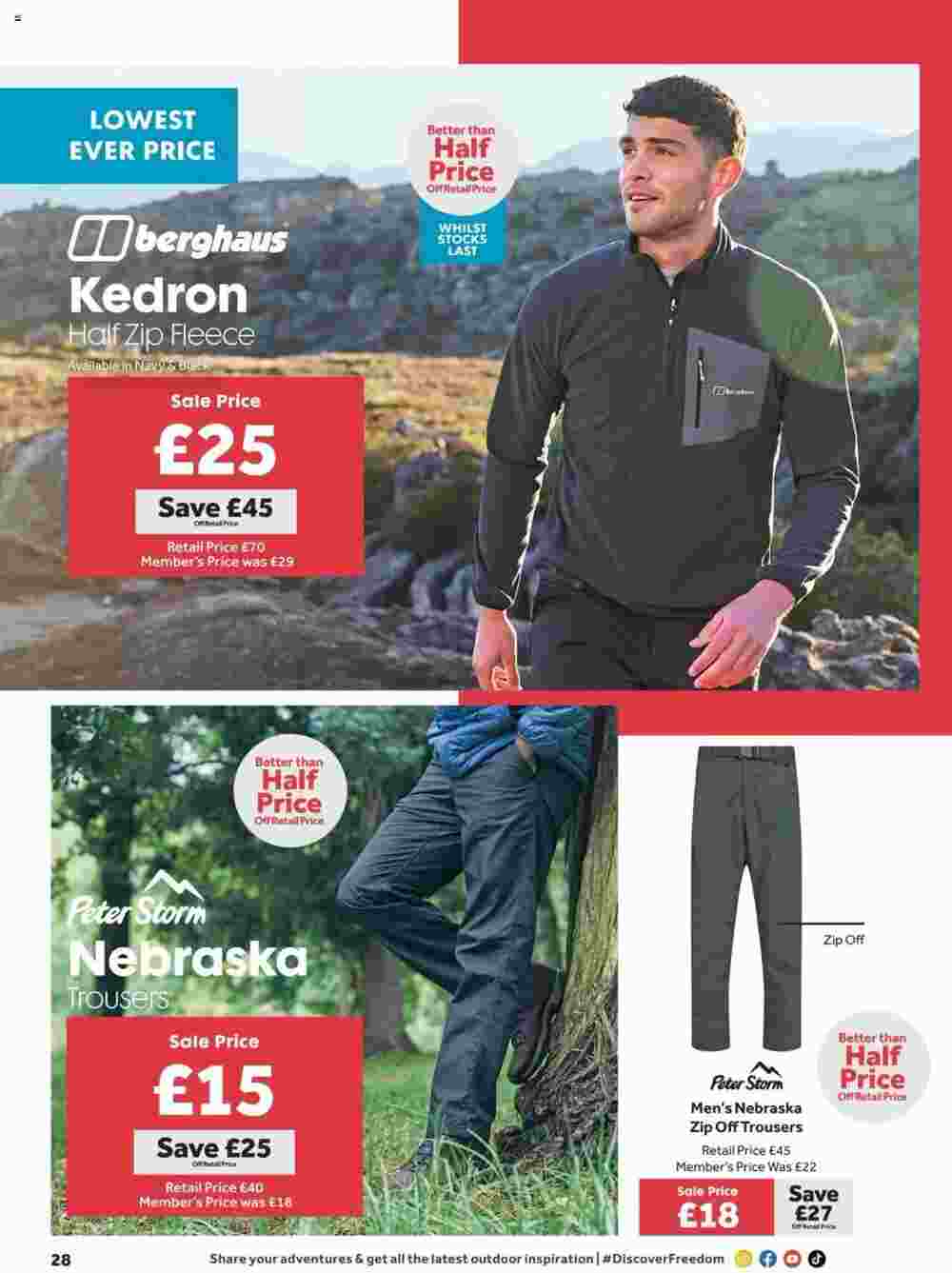 GO Outdoors offers valid from 23/07/2024 - Page 28.