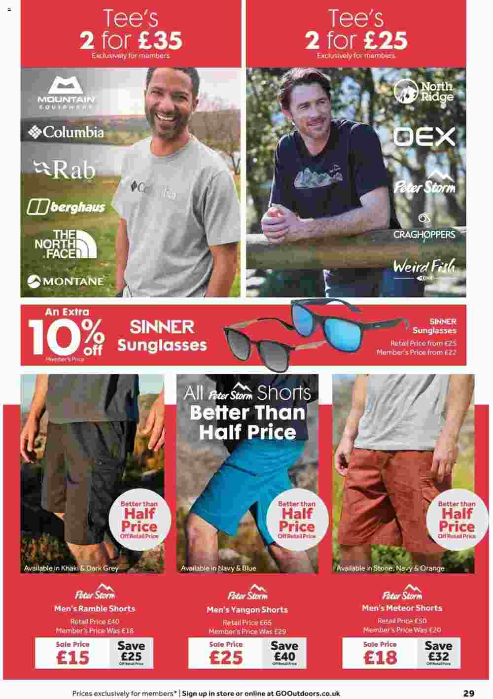 GO Outdoors offers valid from 23/07/2024 - Page 29.