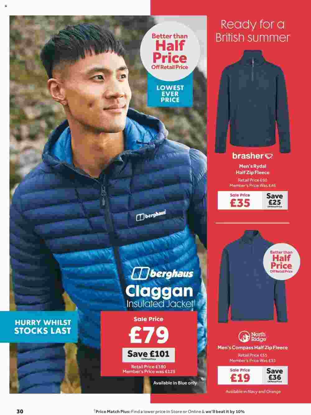 GO Outdoors offers valid from 23/07/2024 - Page 30.