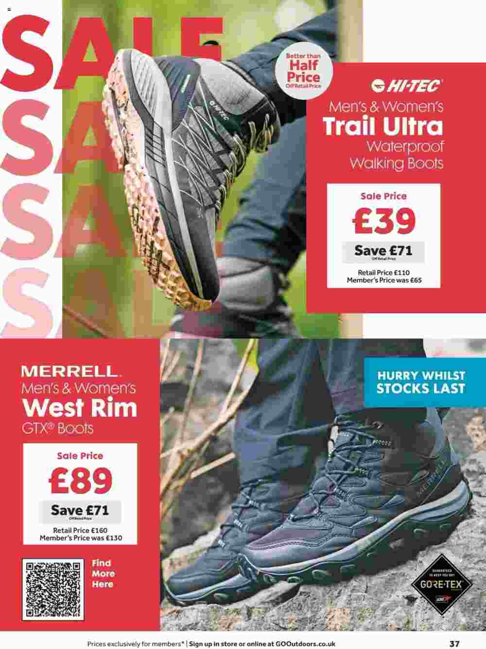 GO Outdoors offers valid from 23/07/2024 - Page 37.