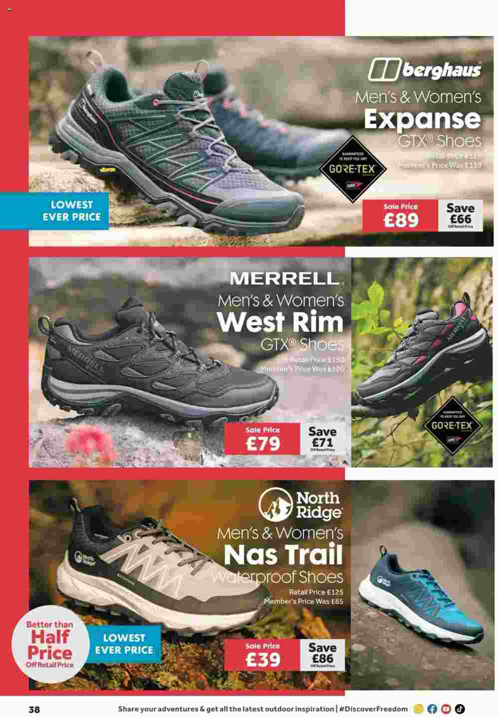 GO Outdoors offers valid from 23/07/2024 - Page 38.