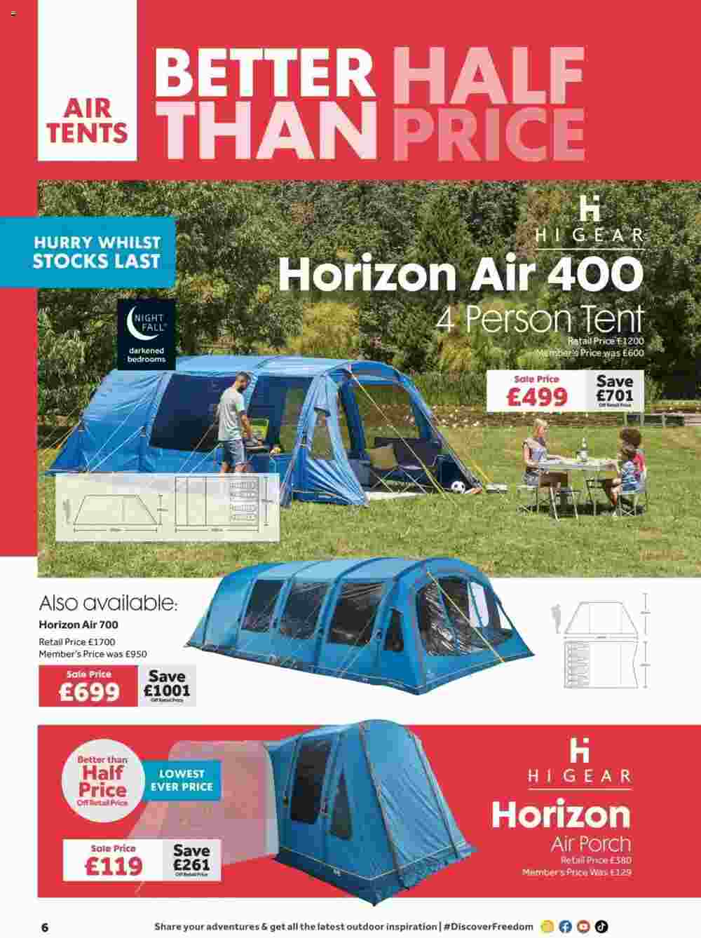 GO Outdoors offers valid from 23/07/2024 - Page 6.