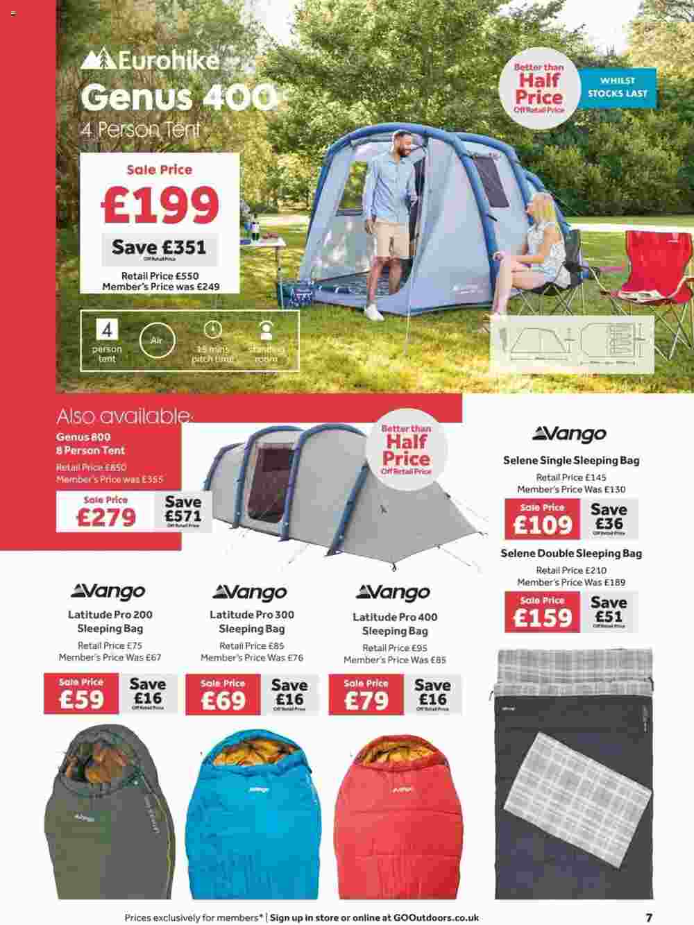 GO Outdoors offers valid from 23/07/2024 - Page 7.