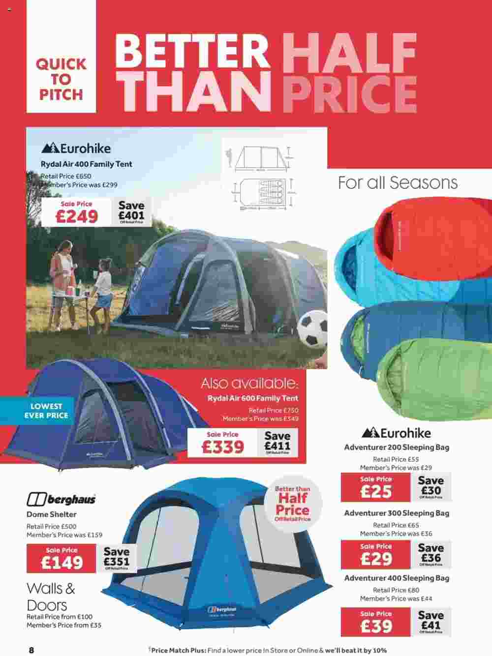 GO Outdoors offers valid from 23/07/2024 - Page 8.