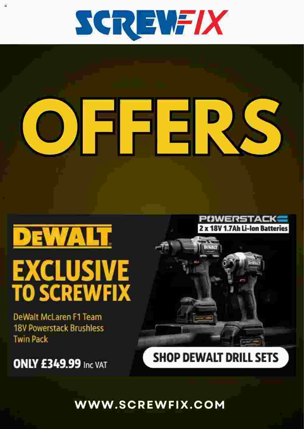 Screwfix offers valid from 24/07/2024 - Page 1.